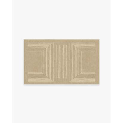 Valencia Natural Flatwoven Rug - 90 x 150 cm - Rug + Pad System
