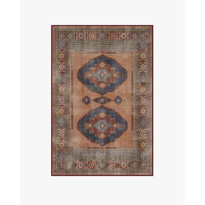 Marcela Copper Coral Flatwoven Rug - 120 x 185 cm - Rug + Pad System