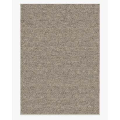 Melange Solid Natural Stone Flatwoven Rug - 305 x 425 cm - Rug + Pad System
