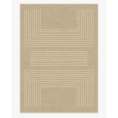 Valencia Natural Flatwoven Rug - 305 x 425 cm - Rug + Pad System