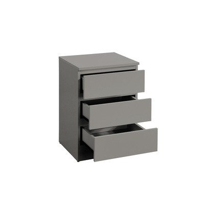 Oslo 3 Drawer Bedside