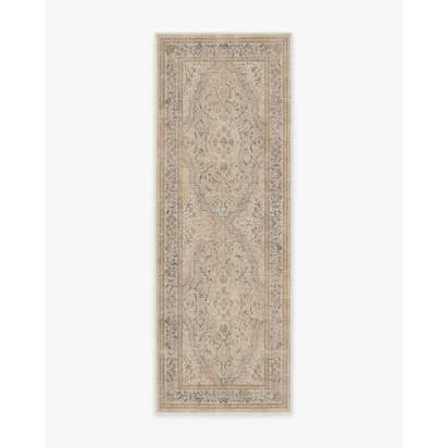 Adeline Ivory Opal Flatwoven Rug - 75 x 215 cm - Rug + Pad System