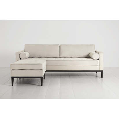 Model 02 3-Seater Left Chaise Sofa Bone from Swyft