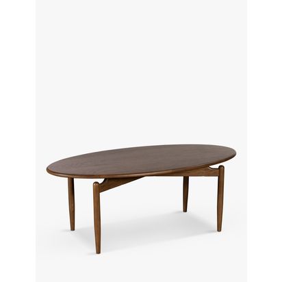 G Plan Vintage Henley Coffee Table, Mid Oak Henley Dark | H450 x W1200 x D600mm