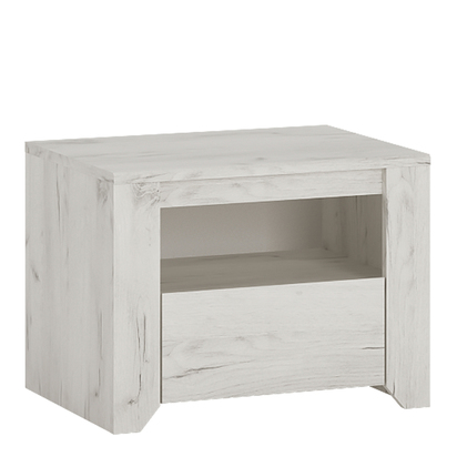 Sutton 2 Package - 1 Drawer Bedside Cabinet + 2+3 Chest of Drawers + 2 Door 2 Drawer Fitted Wardrobe