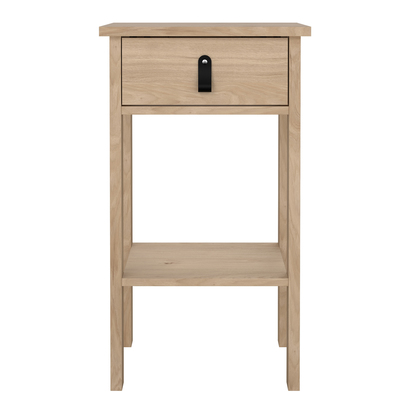 Riverton Bedside Table with 1 Drawers in Jackson Hickory Oak