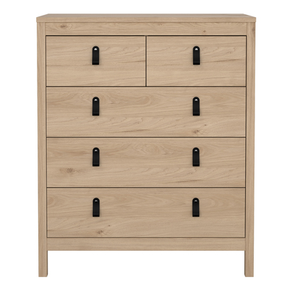 Riverton Chest 3+2 Drawers in Jackson Hickory Oak