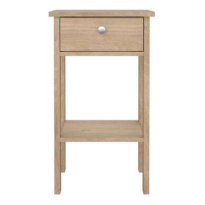 Huxham Bedside Table with 1 Drawers in Jackson Hickory Oak