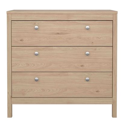 Huxham Chest 3 Drawers in Jackson Hickory Oak