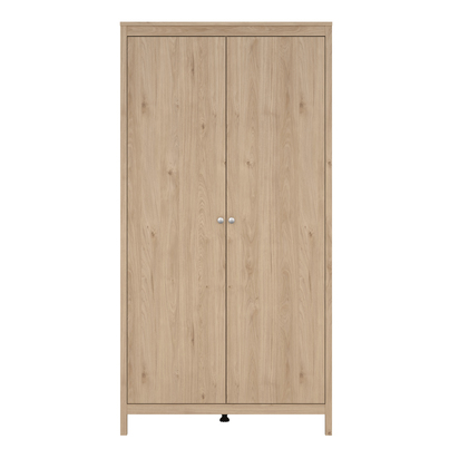Huxham Wardrobe with 2 Doors in Jackson Hickory Oak