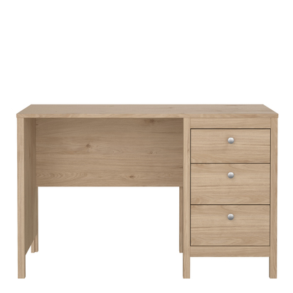 Huxham Desk 3 Drawers in Jackson Hickory Oak