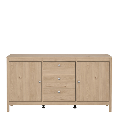 Huxham Sideboard 2 Doors + 3 Drawers in Jackson Hickory Oak