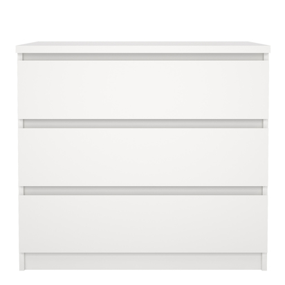 Avery 3 Chest of 3 Drawers in White