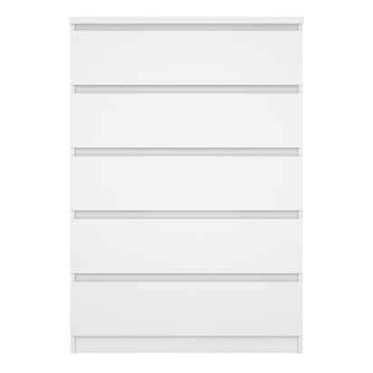 Avery 3 Chest of 5 Drawers in White