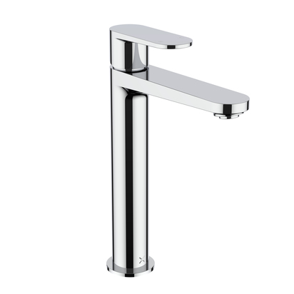 Crosswater Drift Chrome Tall Mono Basin Mixer Tap with Click Clack Waste