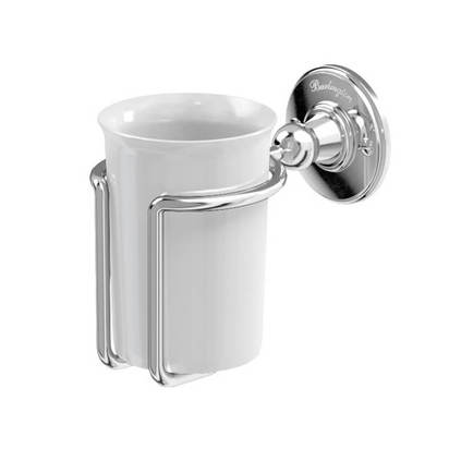 Burlington Wall Mounted Tumbler and Holder - Chrome