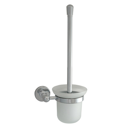 Butler & Rose Caledonia Chrome Toilet Brush & Holder