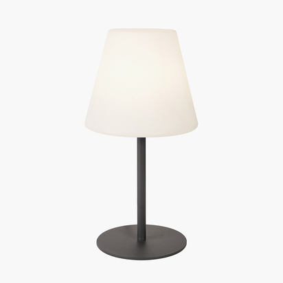 Grey Outdoor Table Lamp