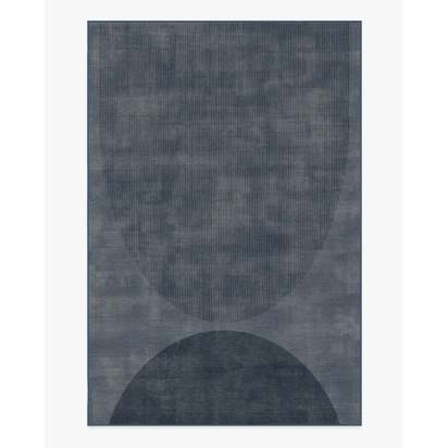 Eclipse Navy Flatwoven Rug - 200 x 290 cm - Rug + Pad System