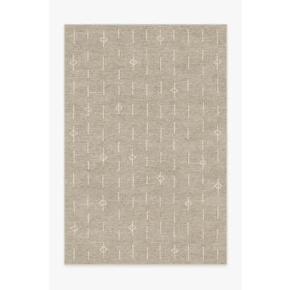 Alina Light Stone Flatwoven Rug - 200 x 290 cm - Rug + Pad System