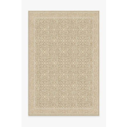 Celestine Ecru Flatwoven Rug - 200 x 290 cm - Rug + Pad System