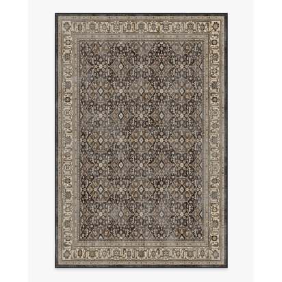 Alessia Dark Wood Flatwoven Rug - 200 x 290 cm - Rug + Pad System