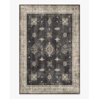 Verena Dark Wood Flatwoven Rug - 200 x 290 cm - Rug + Pad System