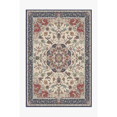 Sima Royal Blue Flatwoven Rug - 200 x 290 cm - Rug + Pad System