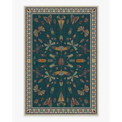Flutterby Flatwoven Rug by Iris Apfel - 200 x 290 cm - Rug + Pad System