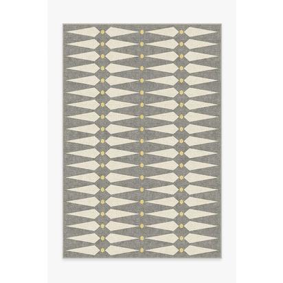 Carnaby Shadow Del Sol Flatwoven Rug by Jonathan Adler - 200 x 290 cm - Rug + Pad System