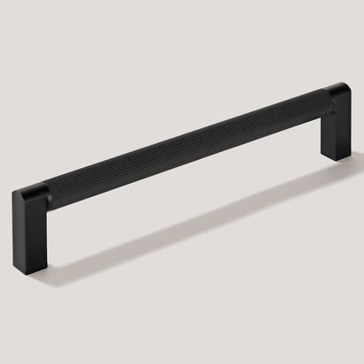 BECKER Grooved D-Bar Handle - Black - 230mm (220mm CC) / Handle Only