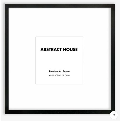70 x 70 cm Wooden Frame - Black (30x30 mount)