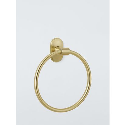 John Lewis Heritage Towel Ring Gold | H22 x W19 x D6cm