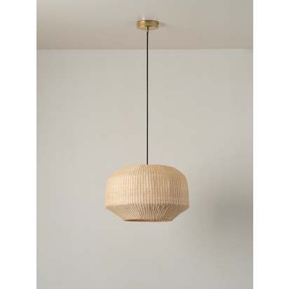 Budi - large handwoven rattan lampshade - Default Title