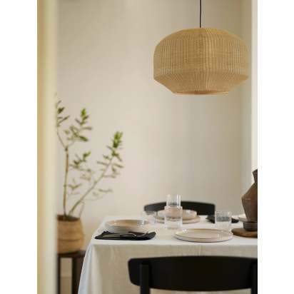 Budi - large handwoven rattan lampshade