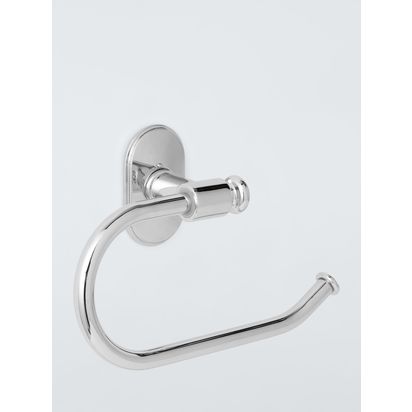 John Lewis Heritage Swing Toilet Roll Holder Chrome | H12.8 x W19.6 x D6.2cm