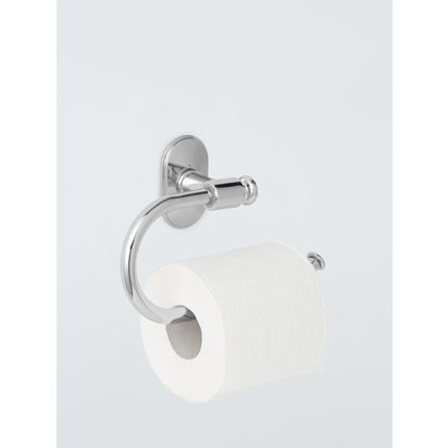John Lewis Heritage Swing Toilet Roll Holder Chrome | H12.8 x W19.6 x D6.2cm