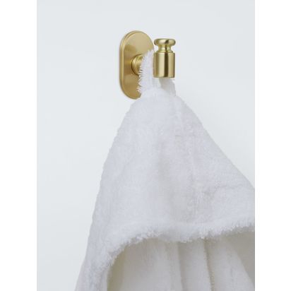 John Lewis Heritage Robe Hook Brass | H7 x W6 x D5cm