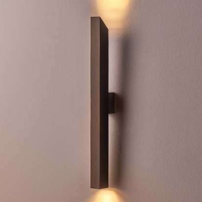 Andor IP54 up and down light in bronze