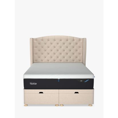 TEMPUR® Suffolk Ottoman Bed, Super King Size Natural | H41.50 x W35.50 x D200cm