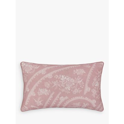 Burleigh x Bedeck Asiatic Cushion, Pink Pink Mid | H40 x W60cm