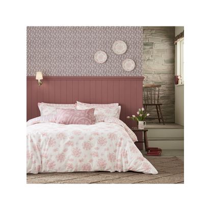 Burleigh x Bedeck Asiatic Cushion, Pink Pink Mid | H40 x W60cm