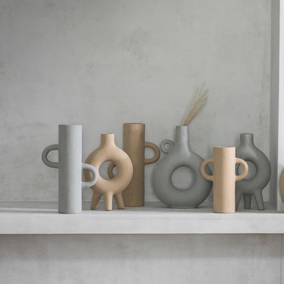 Sissel Vase Oatmeal 150x65x235mm