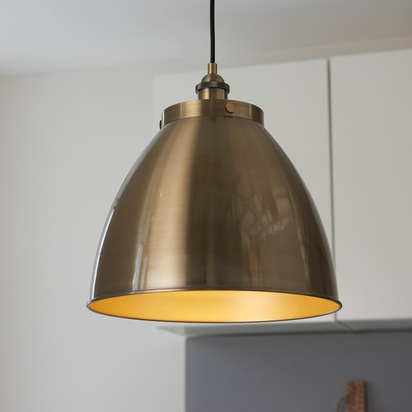 Belgravia Pendant Light Antique Brass
