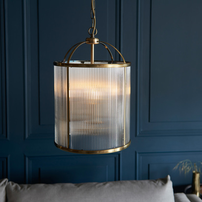 Padstow Ribbed 4lt Pendant