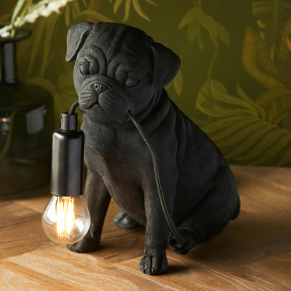 Ashford Puppy Table Lamp Black