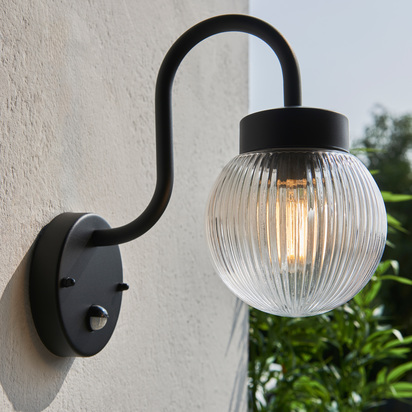 Eldon 1 Wall Light Black