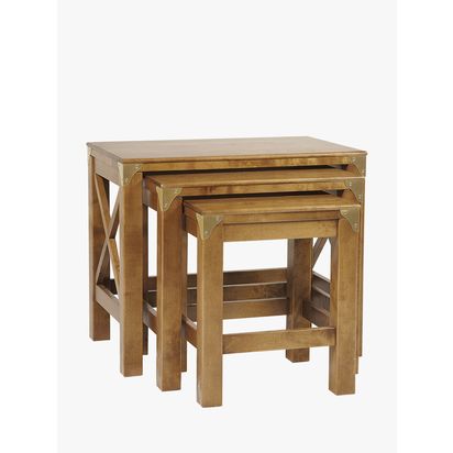 Laura Ashley Balmoral Nest of 3 Tables, Honey Honey | H50.00cm