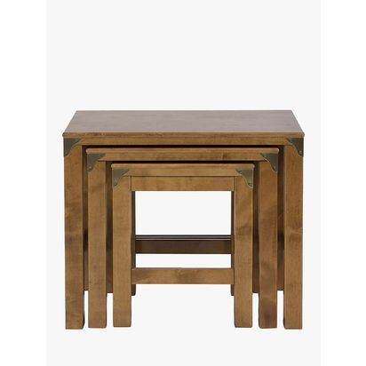 Laura Ashley Balmoral Nest of 3 Tables, Honey Honey | H50.00cm