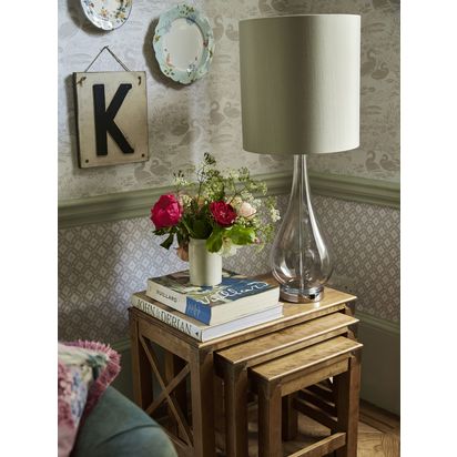 Laura Ashley Balmoral Nest of 3 Tables, Honey Honey | H50.00cm